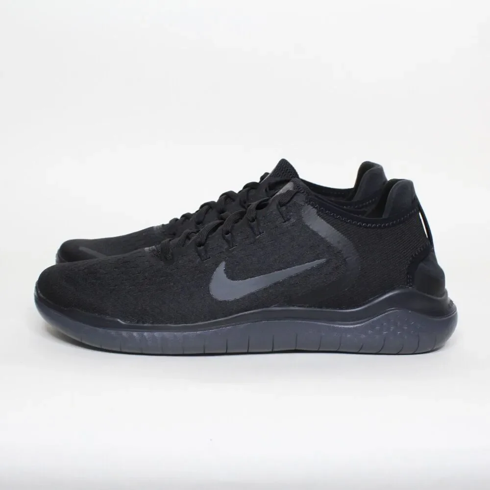 Nike Men's Free Run 2018 Black Anthracite Running Shoes 942836-002 Size 7.5 New - Picture 3 of 6